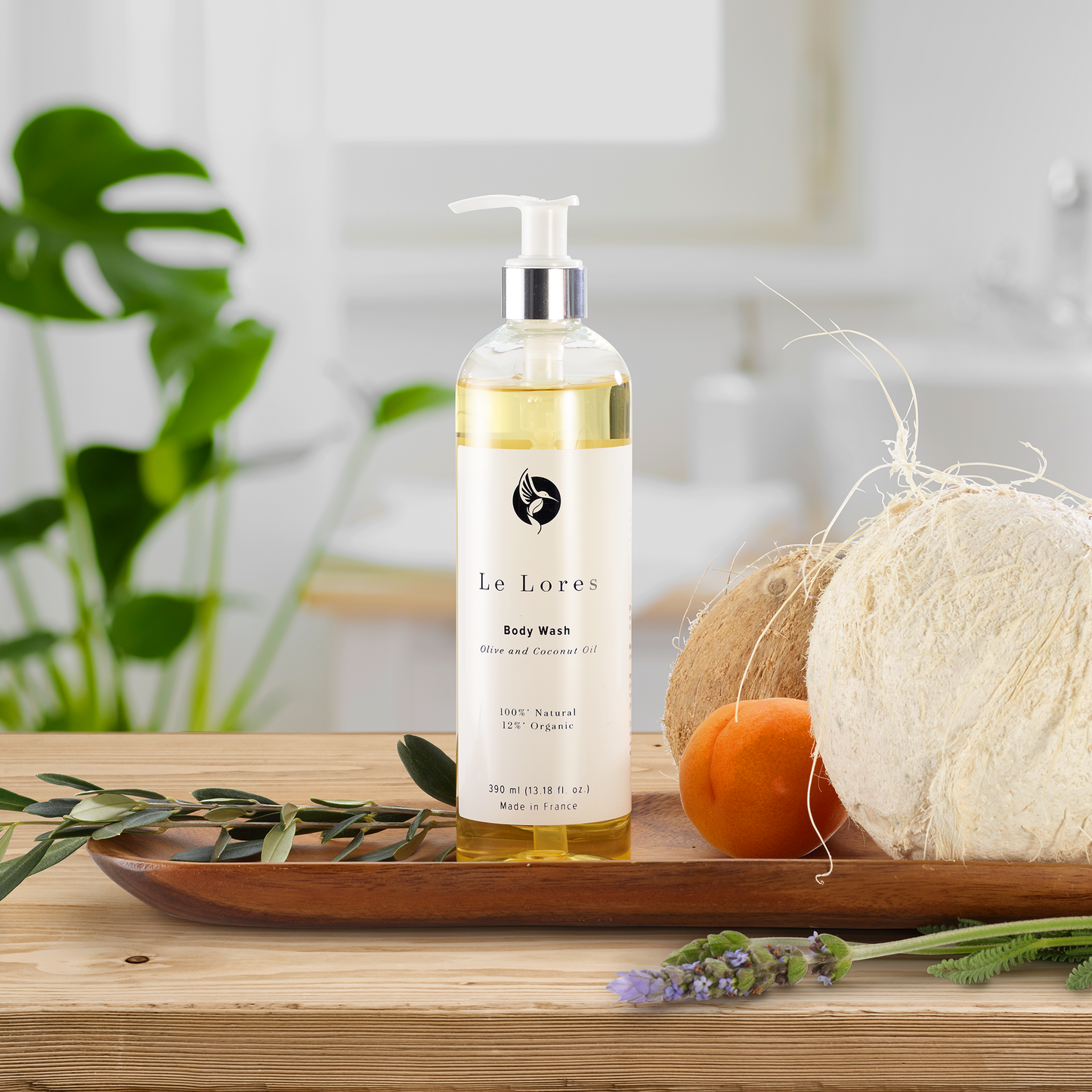 Organic French Olive & Coconut Oil Body Wash